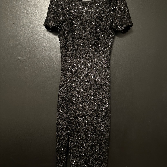 Dress the population sequin black dress. Medium - Picture 9 of 11